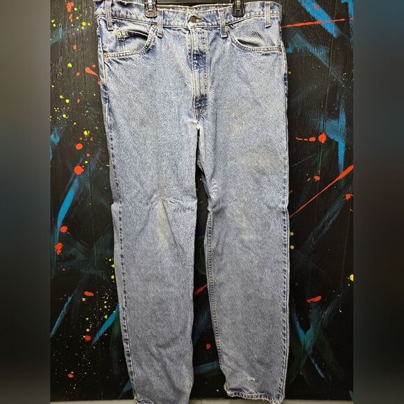 Vintage Orange‎ Tab Levi Blue Denim Jeans 38x34 - Picture 1 of 7